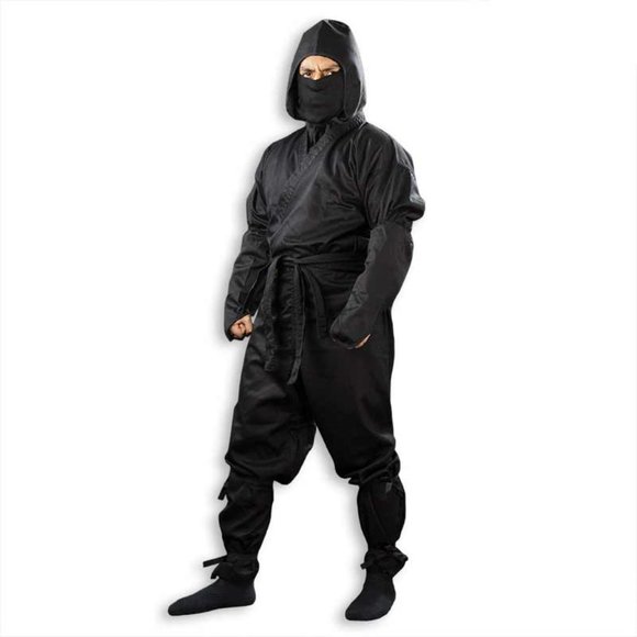 AUTHENTIC 6-pc Vintage Ninja Costume! - Picture 2 of 8